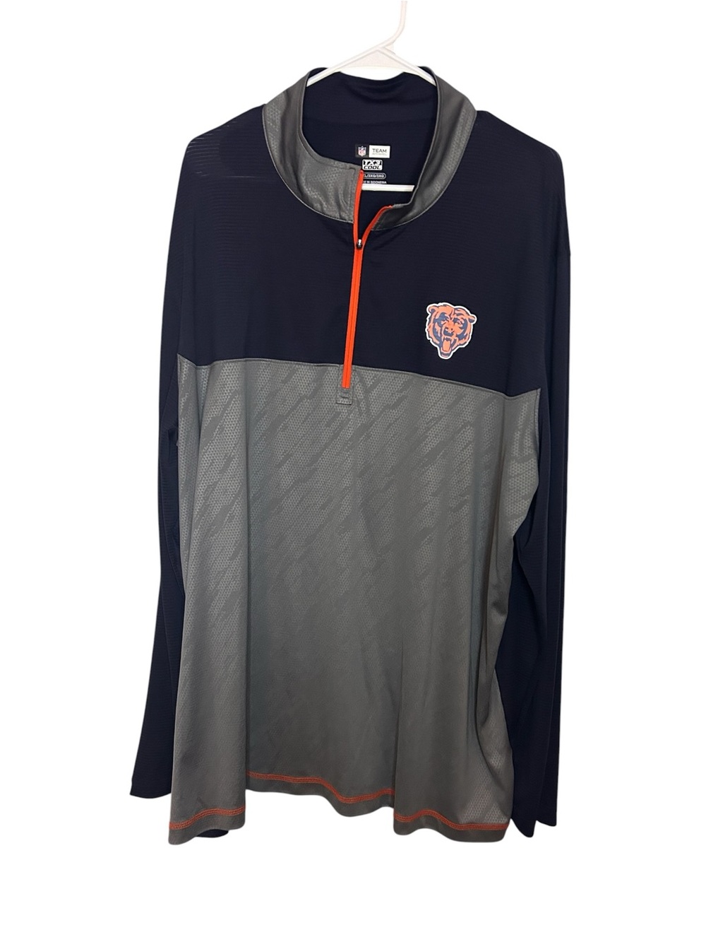 Chicago Bears TX3 Cool Quarter Zip Pullover 3XL NFL Team Apparel